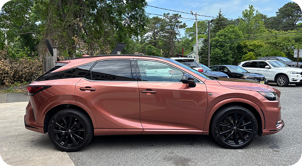 After auto body repair - Vehicle at repair shop